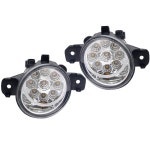 자동차 안개등 어셈블리 LED 주간 주행 램프 DRL 12V Renault Clio Laguna Koleos Tha Espace Modus Master VelSatis : 더블유파트너스F
