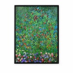 구스타프 클림트 '꽃의 정원' 감성 유화 캔버스 액자 (60cm x 80cm) : 엘림더원
