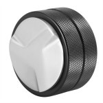 호환 스테인레스 스틸 커피 탬퍼 51mm 베이스 3각 경사면 디스트리뷰터 조절 가능 팜 레벨러 브루잉 : 나비잠이
