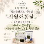 (무배)맥반석 손구이김(10봉) 완벽밀봉 전주 즉석구이 들기름수제김 시월애봄날 서곡본점 : 시월애봄날본점
