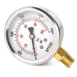 BPSSDI 0-1500 PSI 글리세린 액체 충전 유압 압력 게이지 2.5인치 다이얼 : 리버티-마켓