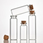 코르크 투명 유리 미니 작은 20ML 5ML 장식 10ML 30ML 15ML DIY 50 Pieces 5ml 5밀리리터 : 알레아노