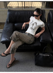 Vintage Graphic Slim Fit Tee : 엘아비뉴