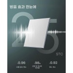 자체 접착식 차음 비닐 방음 벽 패널 12팩 대용량 소음 차단 패드 스튜디오 흡음재 보드 Hexagon Black : 준마켓.