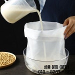만남스트레차 | 재사용 가능한 치즈 천 백 스트레이닝 너트 밀크 콜드 브루 차 요구르트 커피 필터 여과기 : 반월스토어3