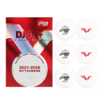 DHS ABS DJ40+ WTT 탁구 공인구 시합구 시합용 경기용 6개입 6구 탁구공 : 난코스포츠