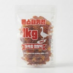 유한책임회사키친마블 | 몬스터키친 강아지 대용량 육포 오리 고구마, 1kg, 1개 : 멍멍마블
