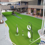 인조잔디 조경용 원사길이 18mm 폭1m 길이3m~25m 매트 마당 옥상 테라스 베란다 : 시원상사