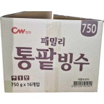 패밀리 통팥 빙수 스파우트팩 750Gx16EA /CW청우 삶은팥 빙수용 팥 : 두드림 퍼니