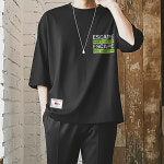 GOOD YOUR 5부 반팔 티셔츠 남여공용 데일리 라운드넥 티셔츠 : 와이티클로젯
