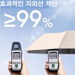 통큰문구비전라이트양산 | 초경량 5단 미니 우양산 카라비너 휴대용 양산 겸용 접이식 우산 UV차단 : 비전2020
