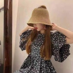 로코애드 | 스퀘어매듭 버킷햇 챙모자 보넷모자 보닛모자 봄 여름 스퀘어 매듭