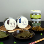 강원도 수제 장아찌 5종 명이나물 깻잎 궁채 곰취 송화버섯