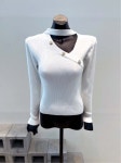 비바 VIVA 22FW 사선 금장단추 골지 초커니트