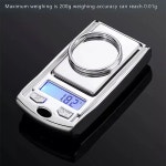 정밀 휴대용 자동차 키 모양 미니 디지털 포켓 전자 저울 LCD 디스플레이 배터리 200g 100g 0 01g 1 개