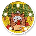 몰랑 곰 몰랑이 무드등 보석십자수
