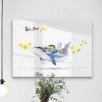 il552-폼아크릴액자78CmX56Cm 꿈꾸는고래