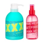 유프라헤어 | 프라브아 엑스 샴푸 480ml + 핑크 헤어오일 200ml