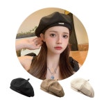 여자 화가모자 귀여운 헌팅캡 팔각 빵모자 베레모