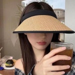 12 데일리 라탄 썬캡 여행 바캉스 여름 모자