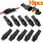 주현이네매점 | 10 키트 12V 2Pin 케이블 와이어 커넥터 플러그 2 웨이 Supersealed 방수 전기 와이어 플러그 자동차 오토바이