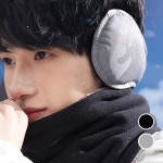 트라이씨클 양털 방한 귀마개