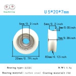 POM 플라스틱 코팅 베어링 풀리 가구 도어 슬롯 나일론 드라이브 레일 롤러 슬라이딩 10pcs U4x15x6