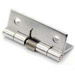 2PCS 스프링 경첩 자체 폐쇄 스테인레스 스틸 도어 힌지 하드웨어 선물 상자 캐비닛 1 Inch 2pcs