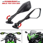 Kawasaki 2018- Ninja 400 250 ZX 6R 636 650 300R 사이드 리뷰 미러 용 오토바이 백미 EX300
