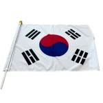 ㈜ 한국엠알오 | 게양용 가로기 태극기세트 3구 장 1개입