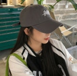 남녀공용 HEART 자수 레터링 캐주얼 볼캡 데일리 모자