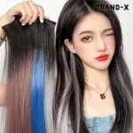 브랜드엑스 필수 투톤 브릿지 인조 가발 똑딱핀 세트