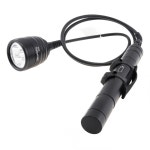 SecurityIng 스쿠버 스플릿 타입 토치 다이빙 1 차 손전등 LED 좁은 빔 수중 150m 1 2 m 2m 라인