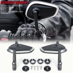 새로운 오토바이 핸들 바 백미러 사이드 엔드 키트 스트리트 트리플 S 765 Bobber T120 Daytona 660 675