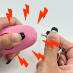 코지치 호신용 경보기 usb 충전식 led 라이트 호신용품 2개