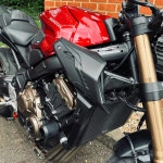 혼다 윈드 페어링 윙렛 핀 트림 커버 CB 용 오토바이 윙 프로텍터 CB650R