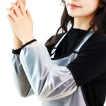 방수팔토시 미술 작업 주방 반투명 팔토시 흰색 1쌍