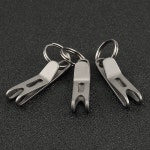 오성TEC | 1PC 티타늄 걸쇠 합금 열쇠 고리 야외 EDC 도구 버클 후크 1pc
