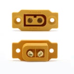 5pc Amass F 암 플러그 대용량 금 황동 Ni 도금 커넥터 RC 모델 용 전원 배터리 연결 어댑터 XT60E