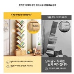 겹 백단색 타워책꽂이 고대 수직책꽂이 북타워 인테리어 스탠딩책꽂이 1 8겹목재색34x20x100cm
