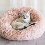 헤렌스토어 강아지 고양이 도넛방석 마약방석 반려동물 쿠션 전체길이 1개