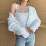 여자카디건 카디건 여성 니트 루즈 기본가디건 롱가디건 오픈 숄