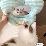 패브릭 거울 귀여운 쿠션 릴 벽거울 패딩 홈 인테리어 나비 거울