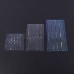 실리콘 패드 일자형 가구 보호 충격 방지 35x10mm 8p