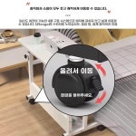 이동형 책상 거실 노트북 이중 휠 바퀴 클래식 투명하다