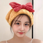 앨리스 리본 헤어 드라이 타올 머리수건