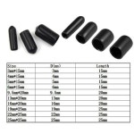 50개 고무 볼트 엔드 나사 안전 커버 보호기 나사가 검정색 비닐 스레드 m 10pcs