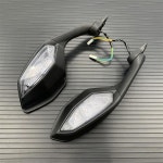 Yamaha YZF R6 2017 오토바이 접이식 LED 방향 지시등 후면보기 미러