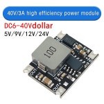 3A 미니 소형 DC-DC 벅 스텝 다운 컨버터 보드 모듈 5V 9V 12V 24V DC 전압 레귤레이터 PCB 전원 6V-40V