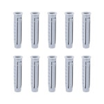 100PCS 플라스틱 확장 콘크리트 DI 플러그 파이프 가든 앵커 6MMX30MM